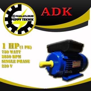 Jual Dinamo Listrik 1 HP / 1 PK RPM 3000 1 Phase 220 Volt ADK | Shopee