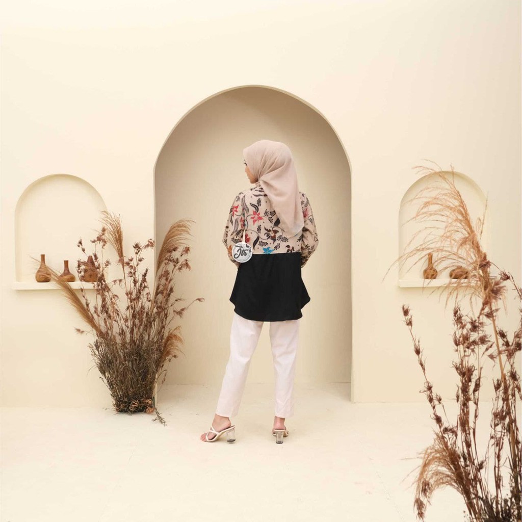 Atasan Batik Wanita PPBTK07 Modern Batik murah Cassual Atasanbatik Wanitabatik /Atasanwanita-2