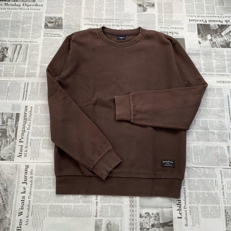 crewneck polham brown second