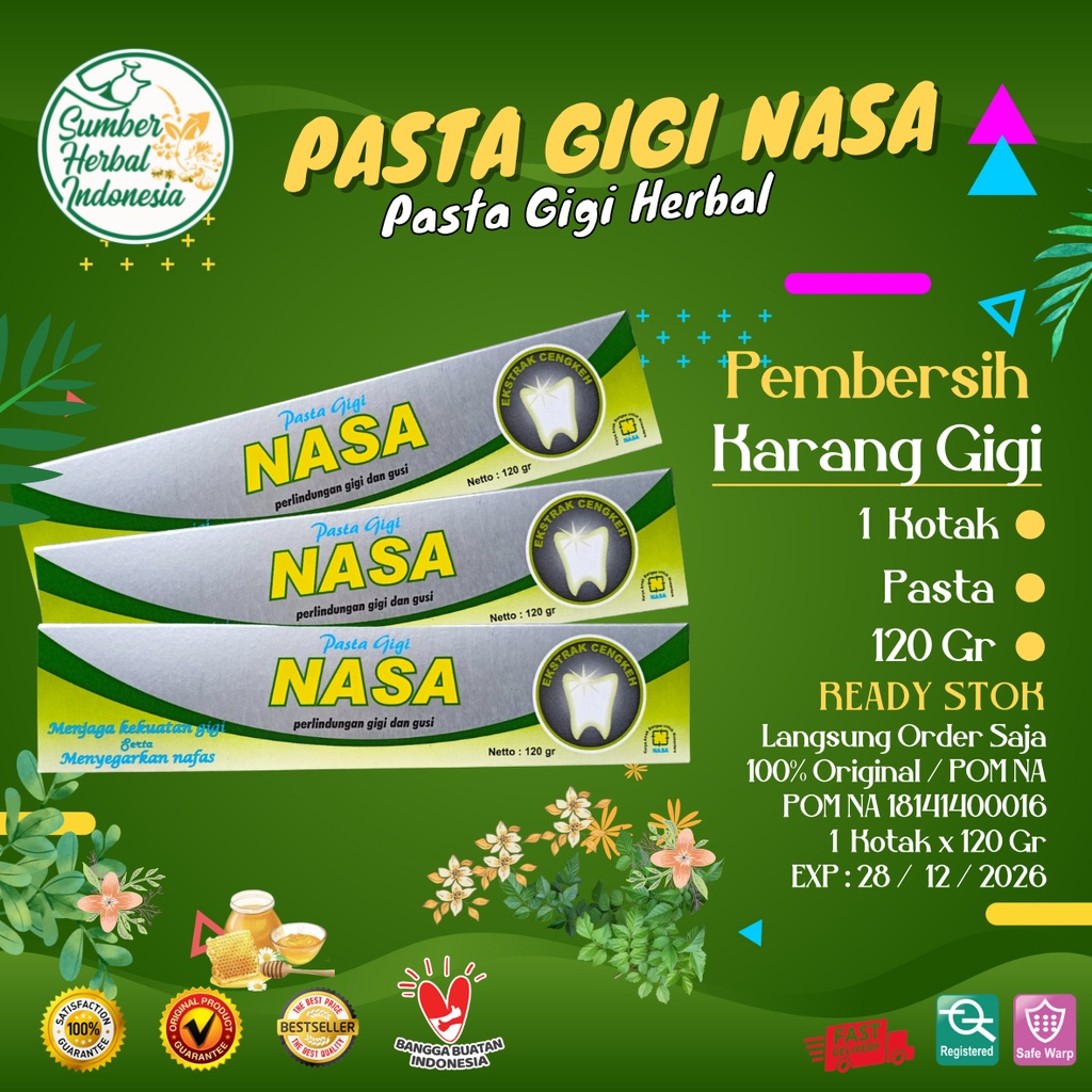 Jual Pasta Gigi Nasa / Pasta Gigi / Odol Nasa | Shopee Indonesia