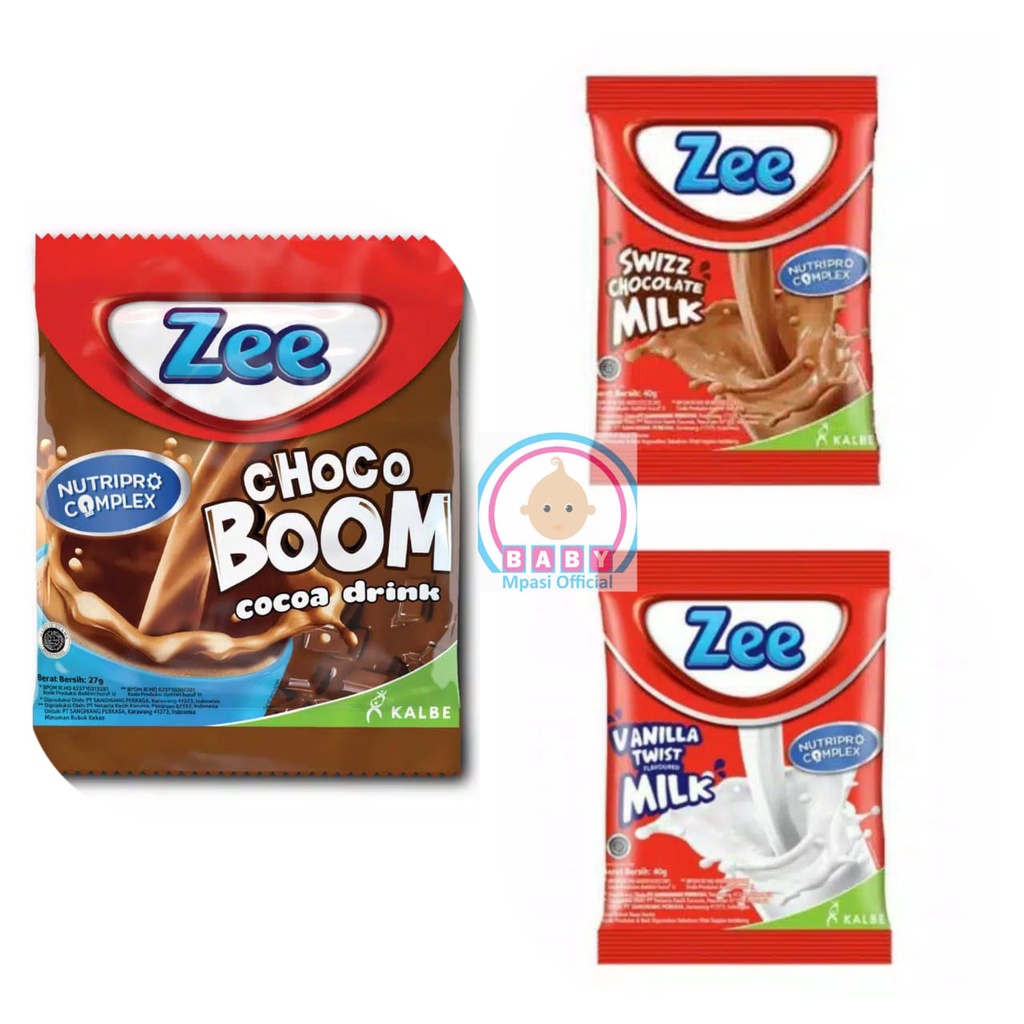 

Zee Choco Boom 27gr cocoa drink | Susu Zee Nutripro Complex Susu Anak Tinggi Kalsium Zee BABY MPASI