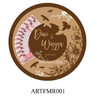 Frame Mahar Round Endless Romance - Pigura Mas Kawin Bulat ...