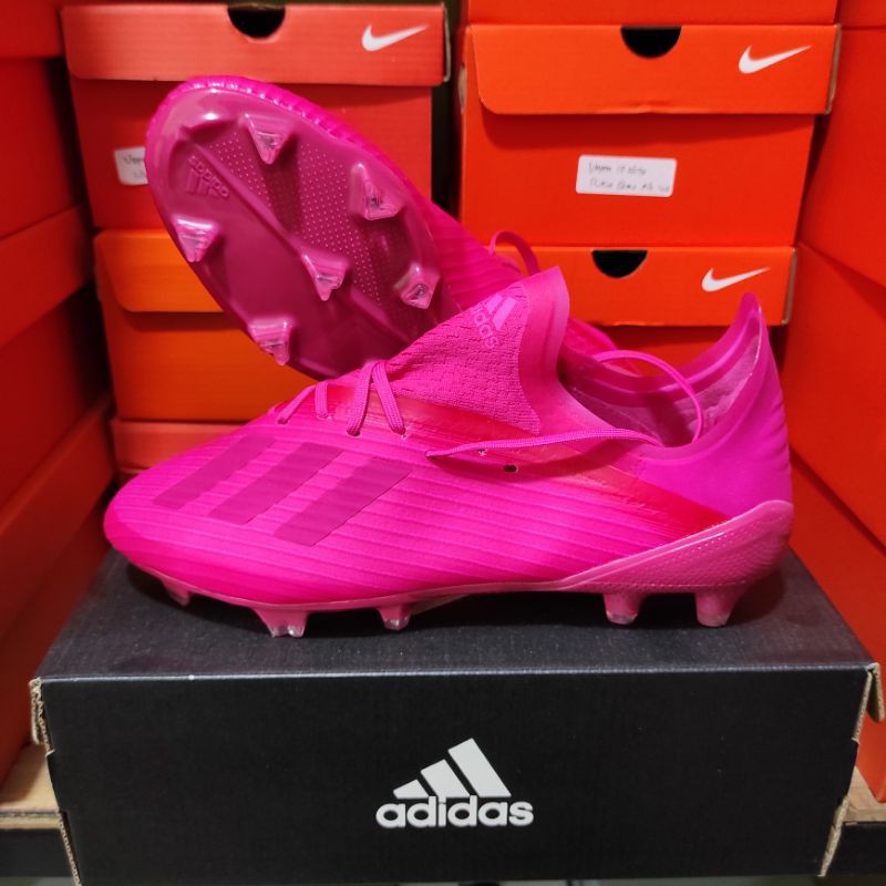 Sepatu Bola Adidas X19. 1 Pink FG - Sepatu soccer adidas