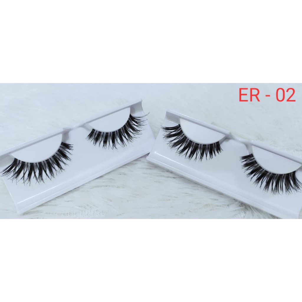 ER - 02 Bulu Mata Palsu / Eyelash Extention / Bulu Mata Murah TIDAK TERMASUK PENUTUP MIKA