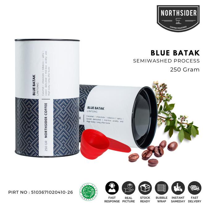 

\"\"\"\] BIJI KOPI ARABIKA BLUE BATAK SEMIWASHED - 250GR NORTHSIDER COFFEE