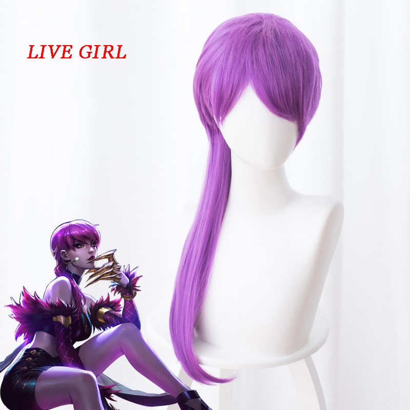 PREORDER Liva girl  Game LOL KDA Cosplay Costume Wig Kaisa Cosplay Evelynn Costume Women Outfit K/DA