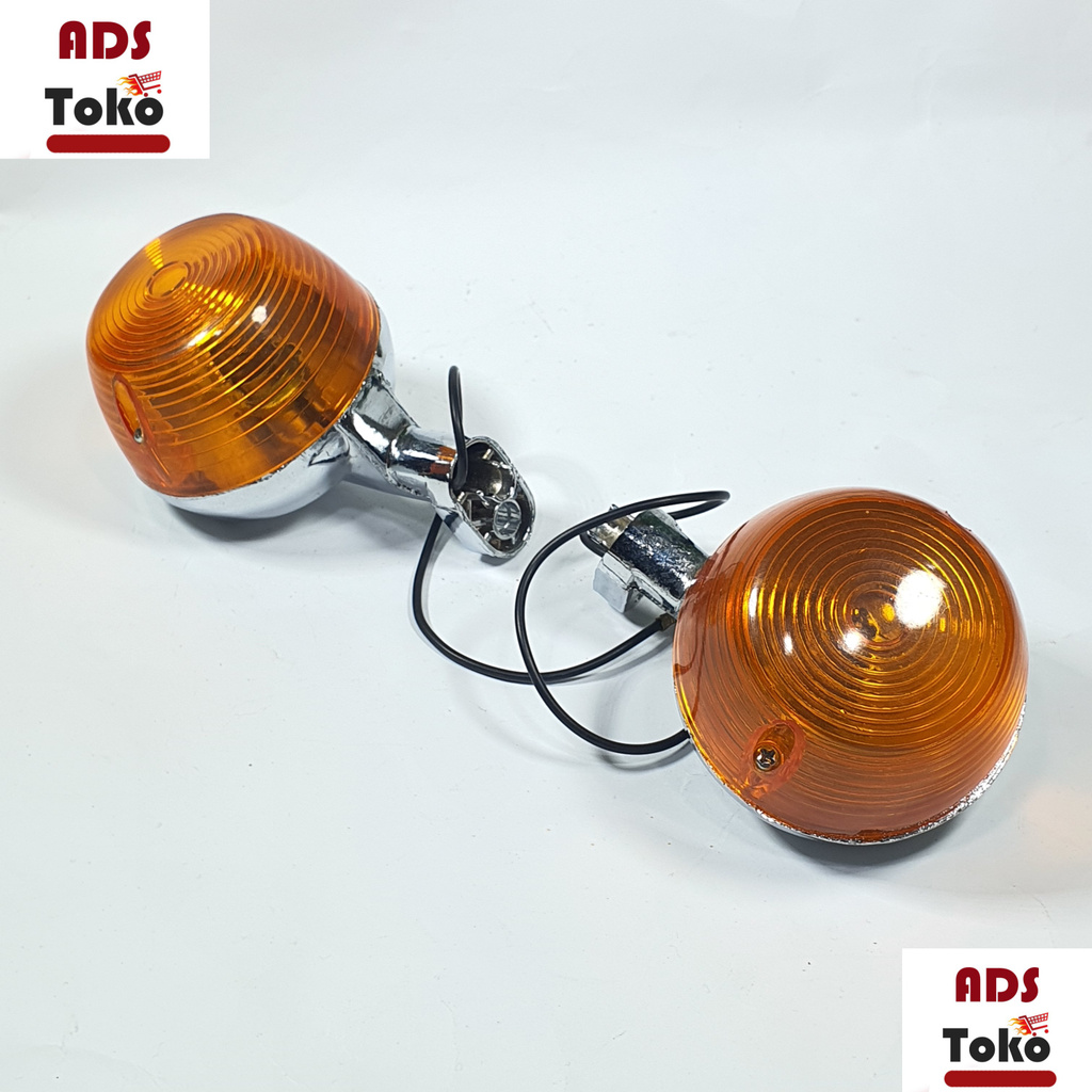 Lampu Sen Sein Ritting Sein CB100 CB125 S90Z Motor Custom Dll 1 Pasang Kiri Kanan