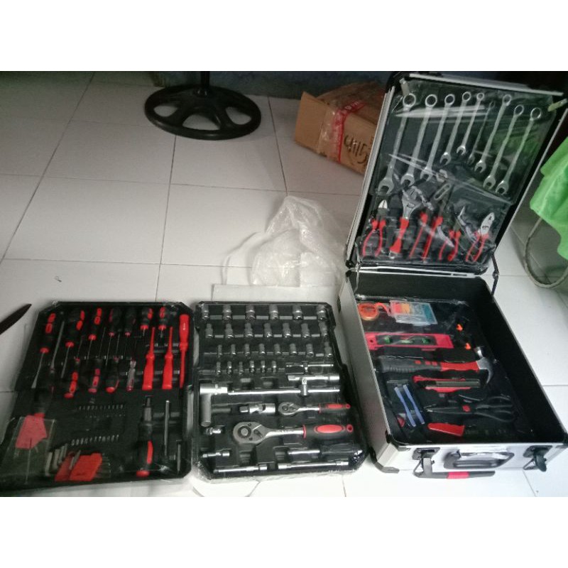 PERKAKAS BENGKEL 1 SET ISI 187 PCS