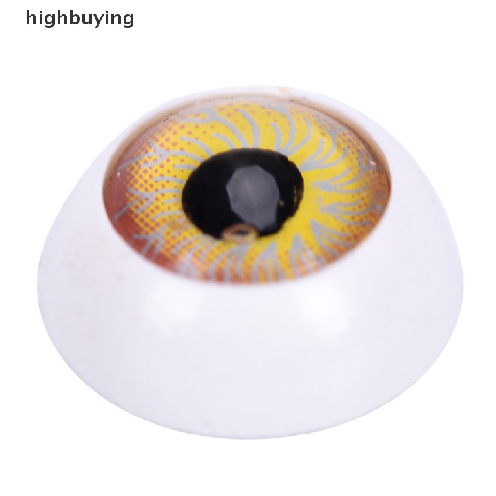 Hbid 5 Pasang Mata Boneka Setengah Lingkaran Bahan Plastik Untuk Halloween