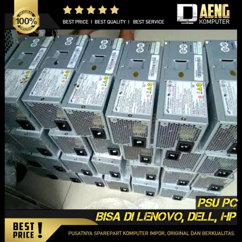 POWER SUPPLY PSU PC MINI ORIGINAL BISA DI DELL BISA DI HP DAN BISA DI LENOVO MURAH BERKUALITAS