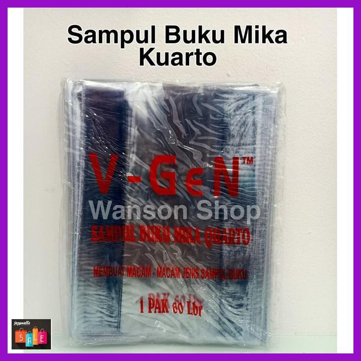 

DOCUMENTO- SAMPUL BUKU KWARTO / SAMPUL MIKA / PLASTIK KUARTO -ASLIII.