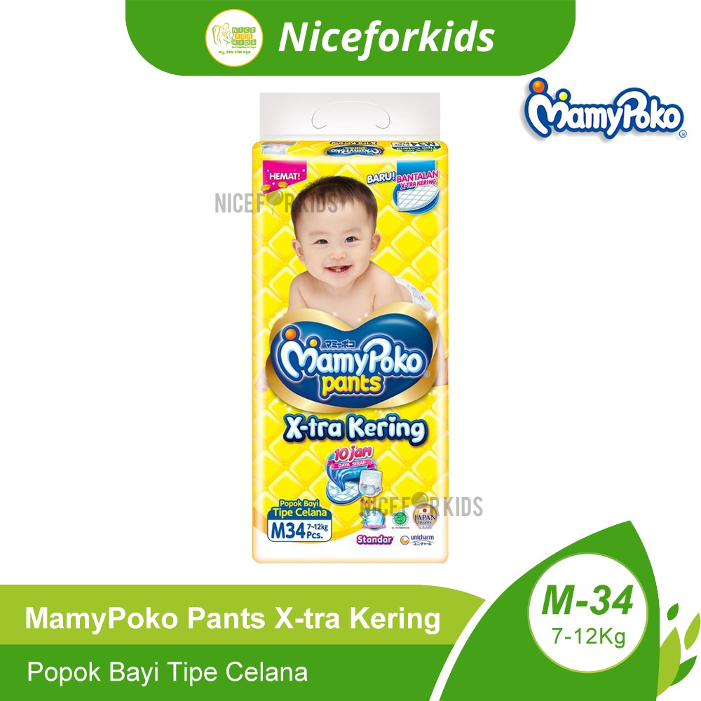 Mamypoko Pants Jumbo S58, M48, L42, XL38 x-tra kering