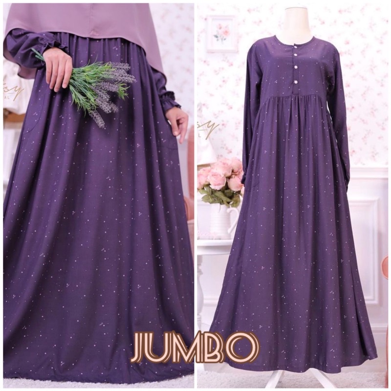 Ditsy Punto Eggplant Jumbo