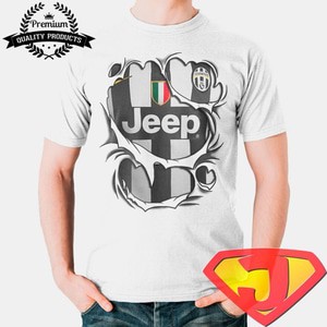 Kaos 3D Sobek Pria /  - Jersey Juventus