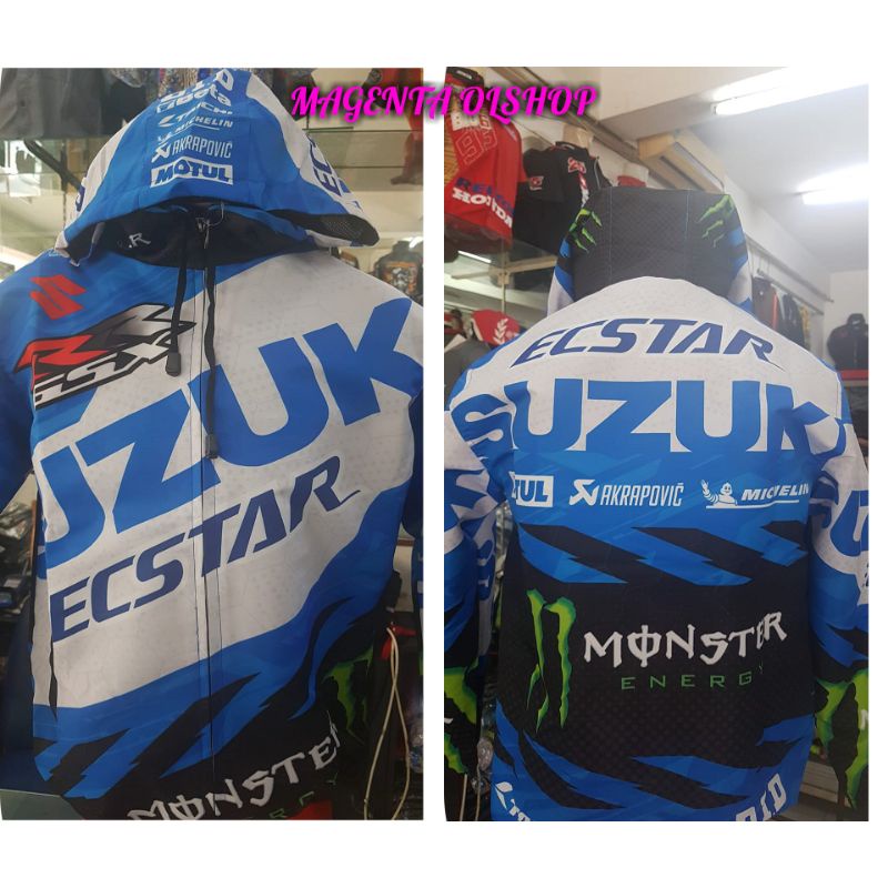 JAKET RACING MOTOGP SUZUKI ECSTAR MONSTER ENERGY