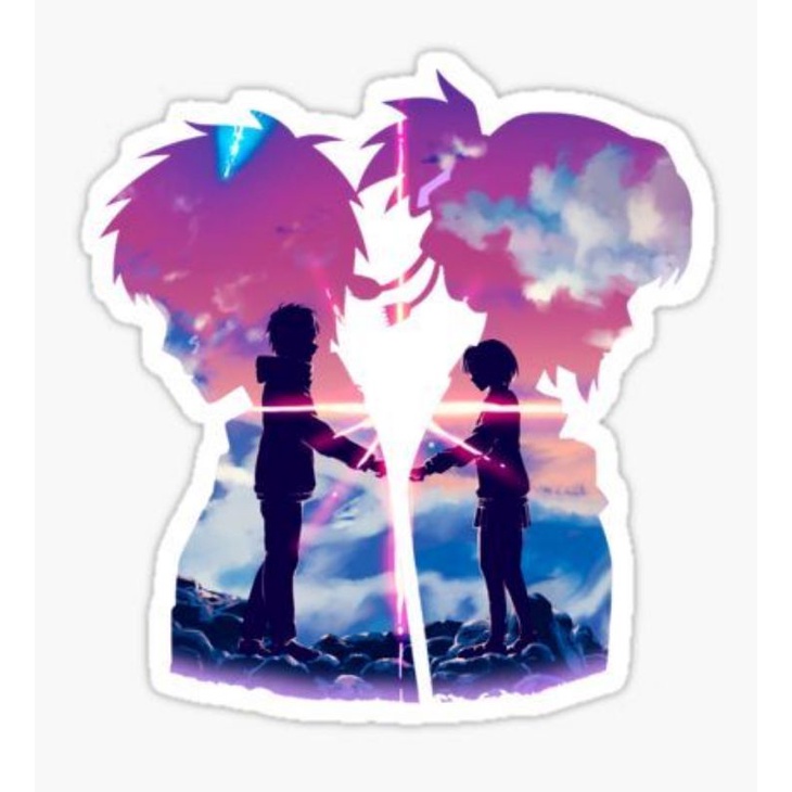 

Kimi no na wa stiker your name stiker aestetic romantic sticker anime romantic sticker