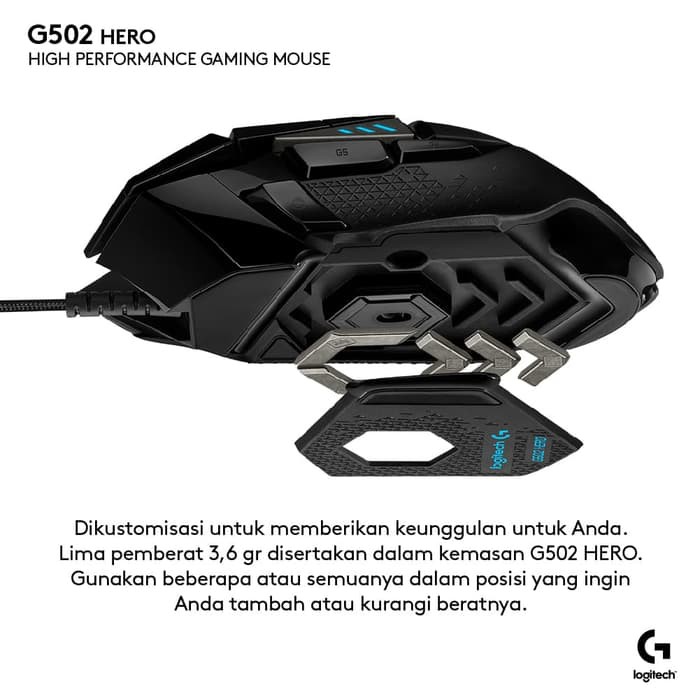 Logitech G502 HERO High Performance Gaming Mouse