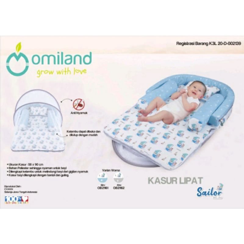 Omiland  Kasur Bayi Lipat Sailor (OB21161 OB21162)