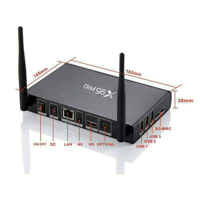 ANDROID TV BOX X95  PRO S905X, 2GB/16GB