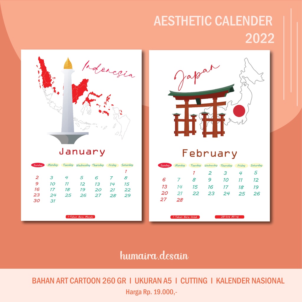 

KALENDER NASIONAL AESTHETIC 2022 MONUMENT