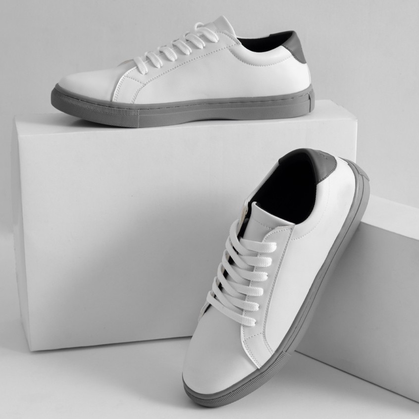 VICTOR WHITE GREY |ManNeedMe x Arf| Sepatu Sneakers Pria Casual ORIGINAL