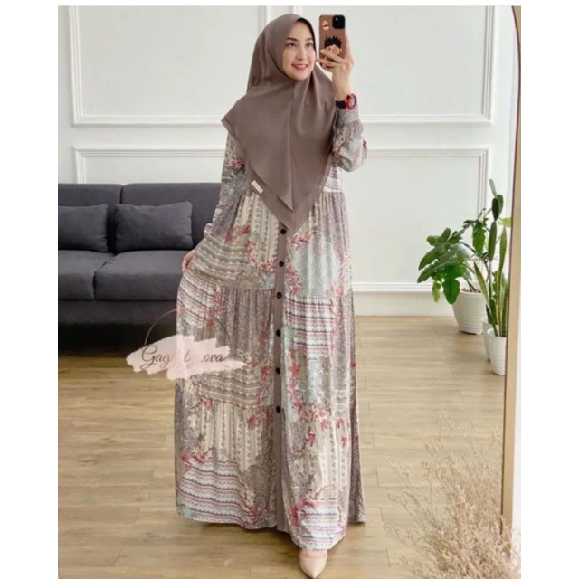 Gamis set syari zayba ori gagil by ova