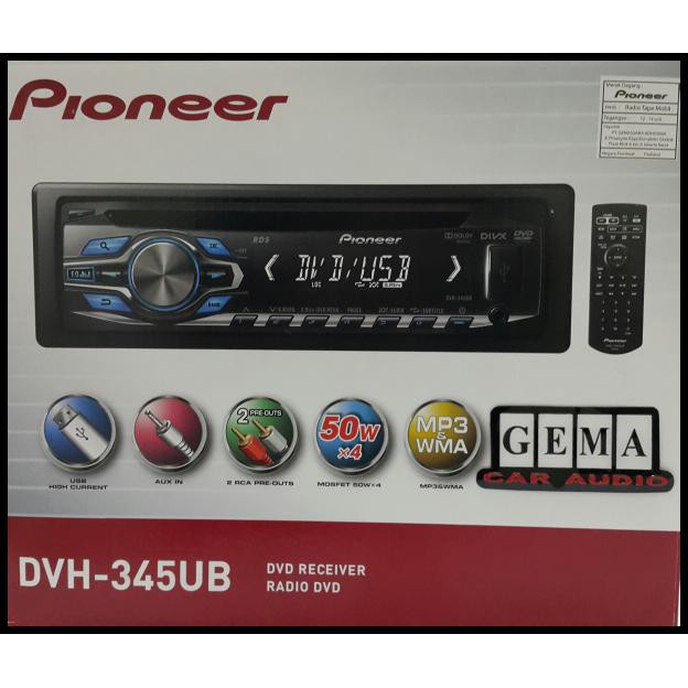 Promo Terbatas Pioneer Dvh-345Ub / Dvh 345 Dvh 345Ub Pioneer 345 Tape Mobil
