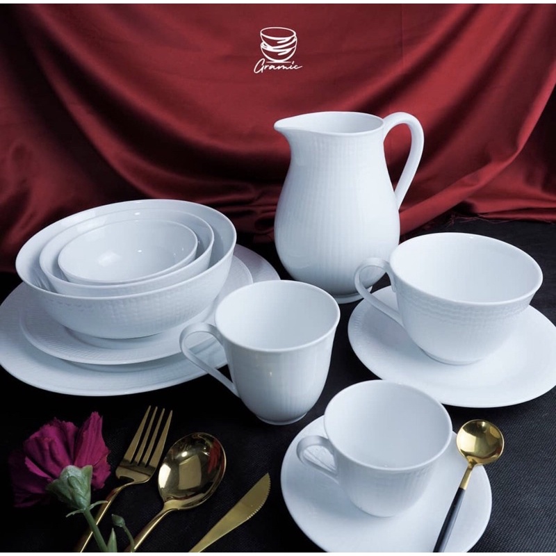 Piring Makan / Piring Mewah / Piring Modern / Piring Set / Piring Keramik