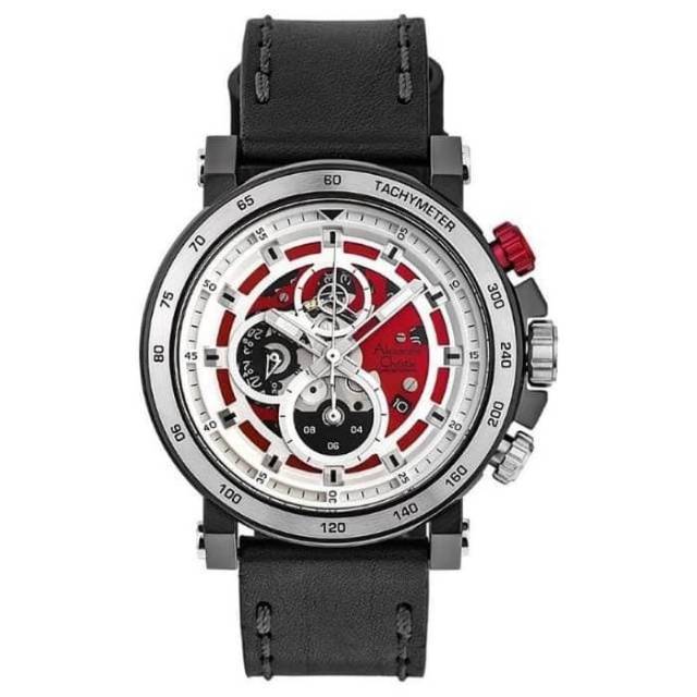 ALEXANDRE CHRISTIE PRIA AC 6429 MC ORIGINAL ( BLACK SILVER RED )
