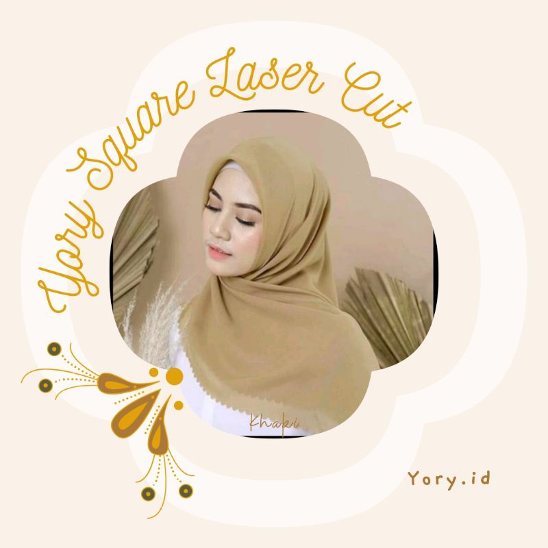 YORY SQUARE LASER CUT / SEGIEMPAT LASER CUT