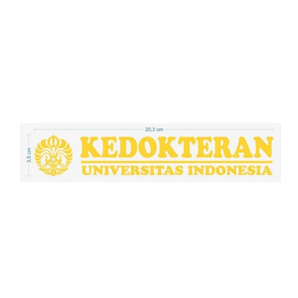 STICKER KEDOKTERAN  ; UNIVERSITAS INDONESIA