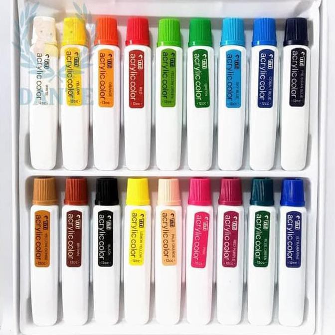 

{{BAYAR DI TEMPAT}} Promo Cat Acrylic Titi 18 Warna Original PROMO SPECIAL [Kode 1|Kode 2|Kode