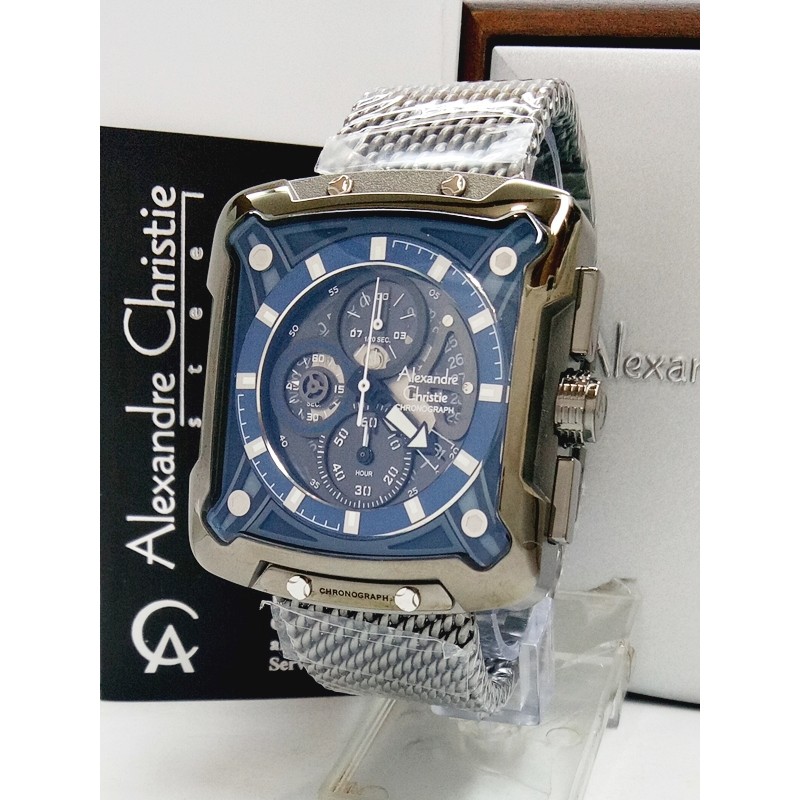Jam Tangan Pria Alexandre Christie AC 3030 MC BLGYBE Stainless Steel