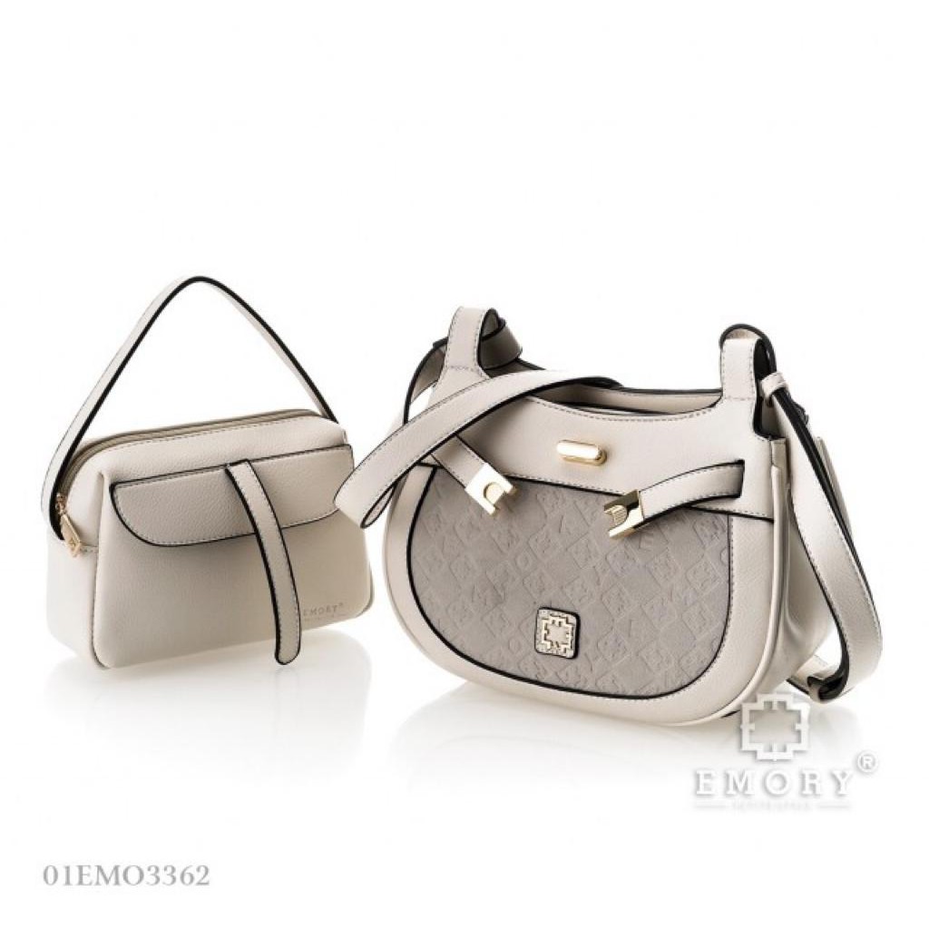 Tas 2in1 Wanita Tas Selempang EMORY Original Tas Branded Import Terbaru Yans Collections 2