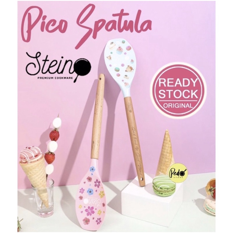 Stein PICO Spatula Steincookware Sutil Spoon Handle Akasia Wood