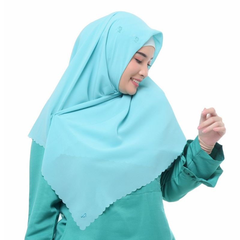 jilbab Rabbani segi empat standar