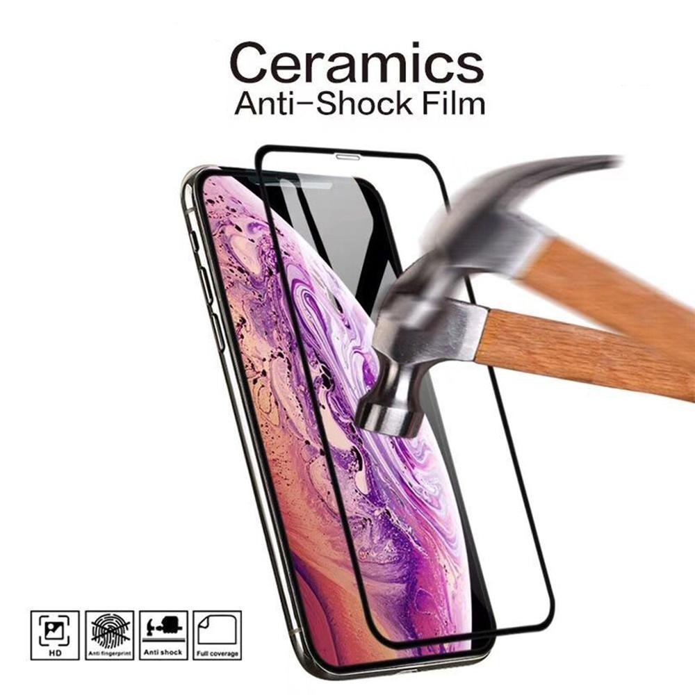 Tempered Glass Anti Shock Ceramic Clear Oppo A91 A92 A74 Reno 2f 4 3 Pro Screen Protector Pelindung Layar HP