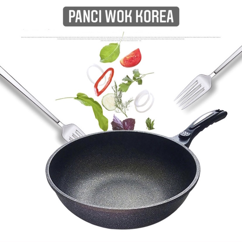 BS513 Panci Wok Korea / Wajan WokPan / Panci korea