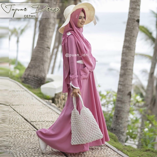 GAMIS SET JAPAR DRESS PUAN INDONESIA PROMO
