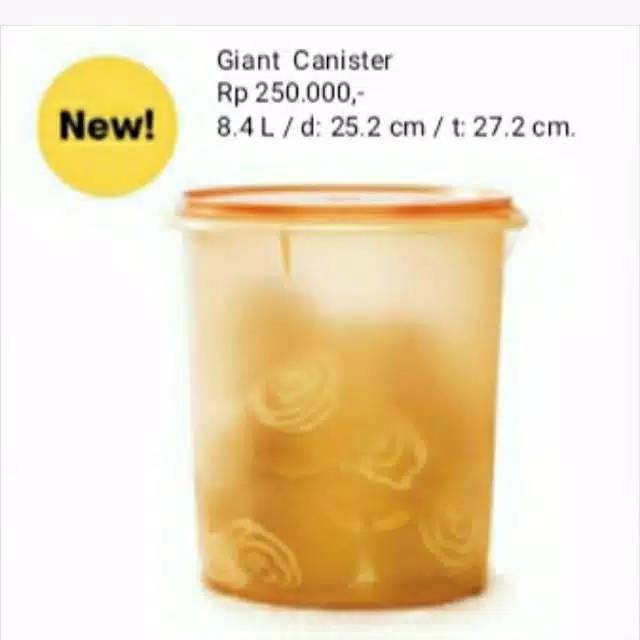 Giant canister gold 8.4L murah (besar)