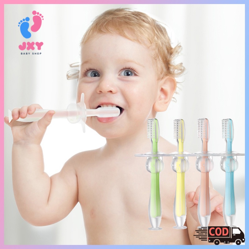 Sikat gigi bayi/Sikat Gigi Bayi Silicon/Sikat gigi silikon anak/Pembersih Mulut Bayi  L58