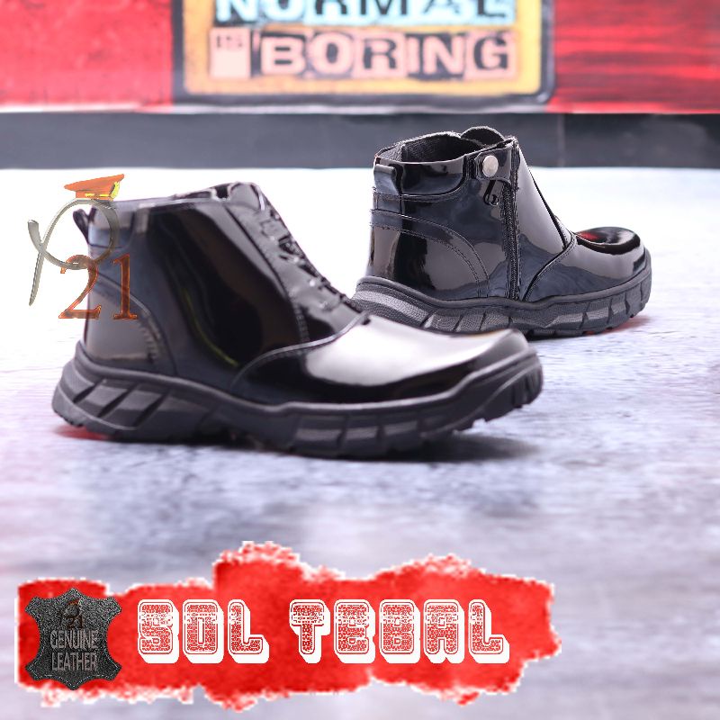 SEPATU PDH SOL TEBAL P21