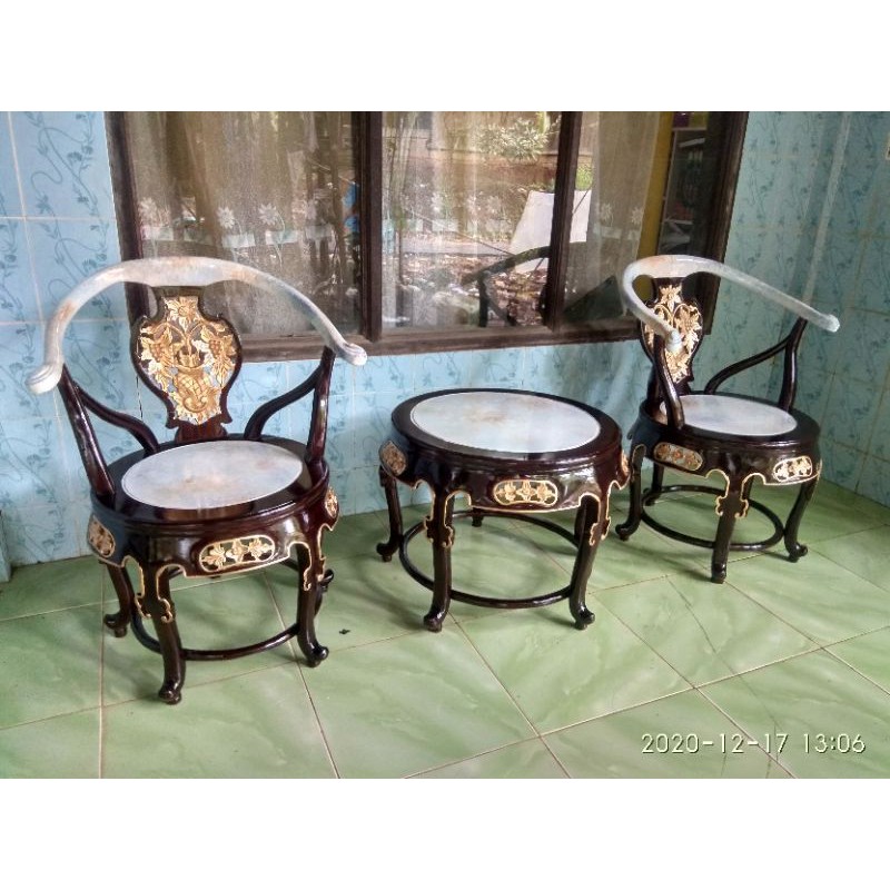 KURSI TERAS SWANCI UKIR EMAS MEWAH / KURSI TERAS MURAH JATI / KURSI TERAS BUPATI SWANCI