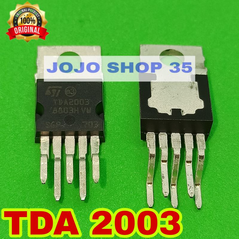 1pc ASLI TDA2003 TDA2003R TDA 2003 Tda2003 tda2003  IC AUDIO POWER AMPLIFIER ORIGINAL ST