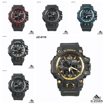 JAM TANGAN PRIA DZINER 8119 D-ZINER 8119 ORIGINAL ANTI AIR