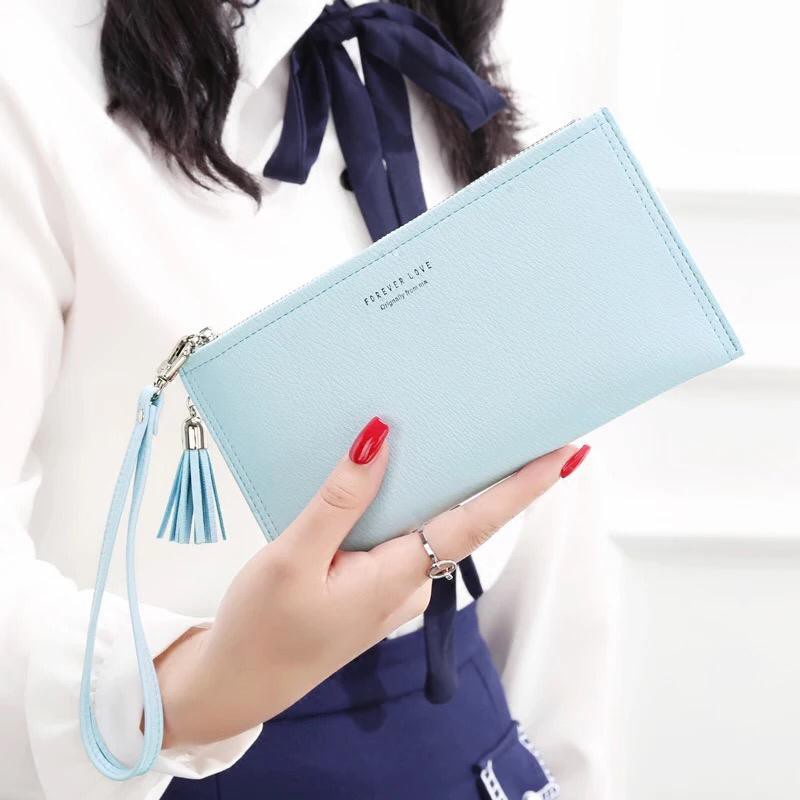 Dompet wanita dompet FOREVER-YOUNG dompet import korea dompet kulit dompet panjang dompet kartu