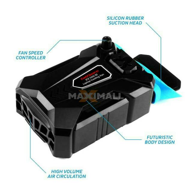 Exhaust Fan untuk laptop/ Kipas Sedot Laptop/ Kipas Sedot