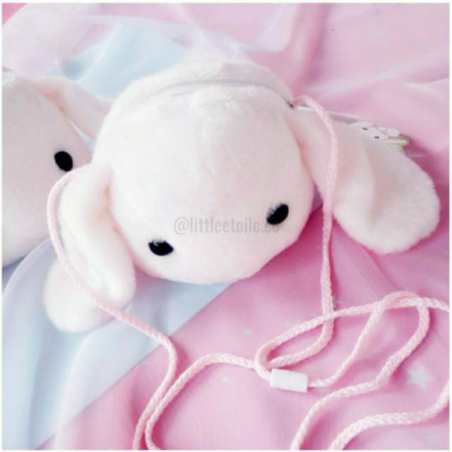Tas Sling Selempang Boneka Bunny Kelinci Lucu