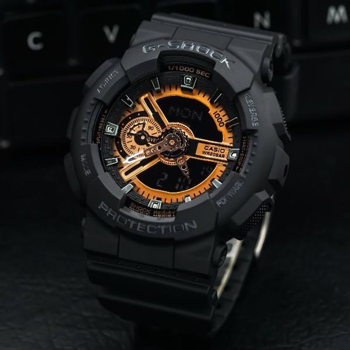 TERMURAH G SHOCK GA 110 GSHOCK GA110 H SET ROSE GOLD Limited