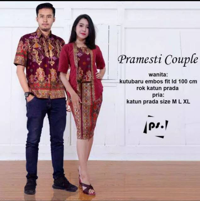 GROSIR PRAMESTI COUPLE BATIK SET COUPLE RnB SPAN